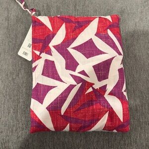 Travel Lap Blanket Collab with Noho Home and Hawaiian Airlines red NWT